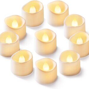 24-Pack Flameless LED Tea Lights Candles Battery Operated, 200+Hour Fake Electri